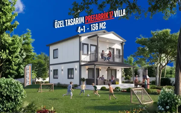 136 Metrekare Dubleks Prefabrik Villa | ★ Öᴢᴇʟ ᴛᴀsᴀʀıᴍ ★
