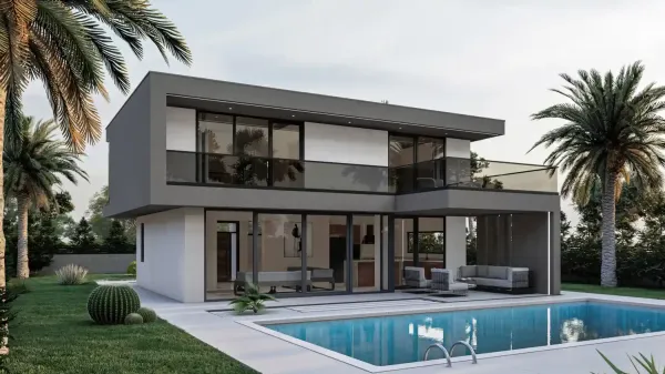 200 Metrekare Dubleks Çelik Villa 2